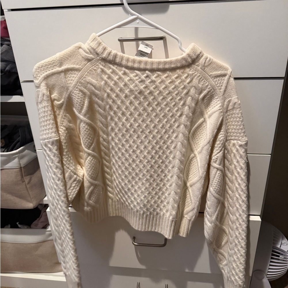 Sunday Best Peggy Cropped Sweater NWT - Picture 5 of 7